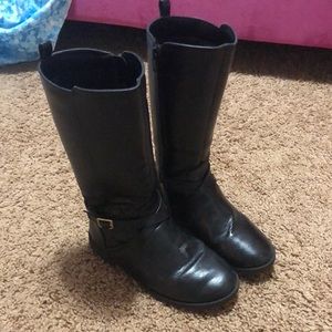 Black children’s place boots